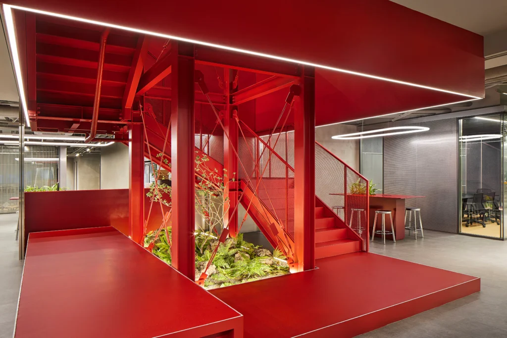 HOMESEE Seoul KRAFTON Workspace Interior Design office interior case image 10