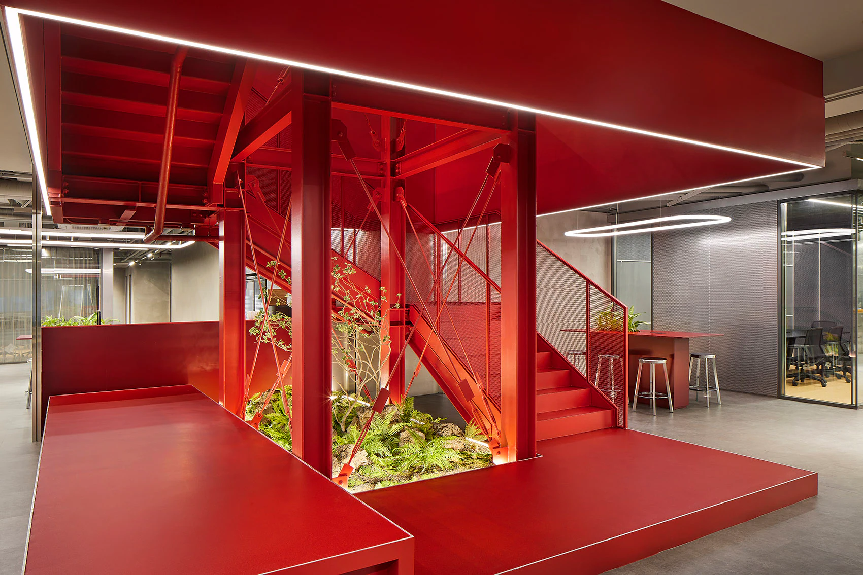 HOMESEE Seoul KRAFTON Workspace Interior Design office interior case image 10