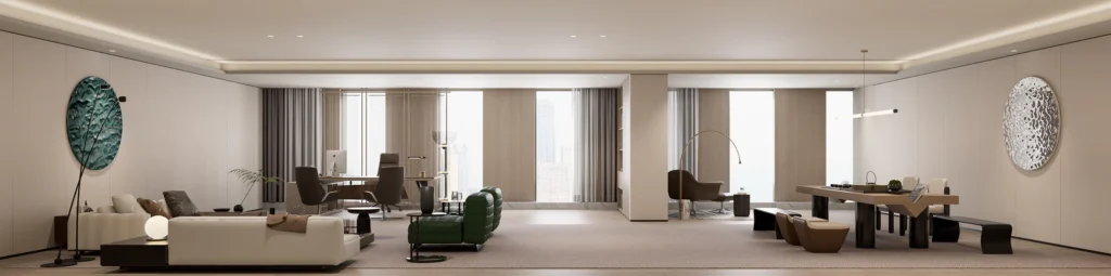 HOMESEE Pass Office Workspace Interior Design