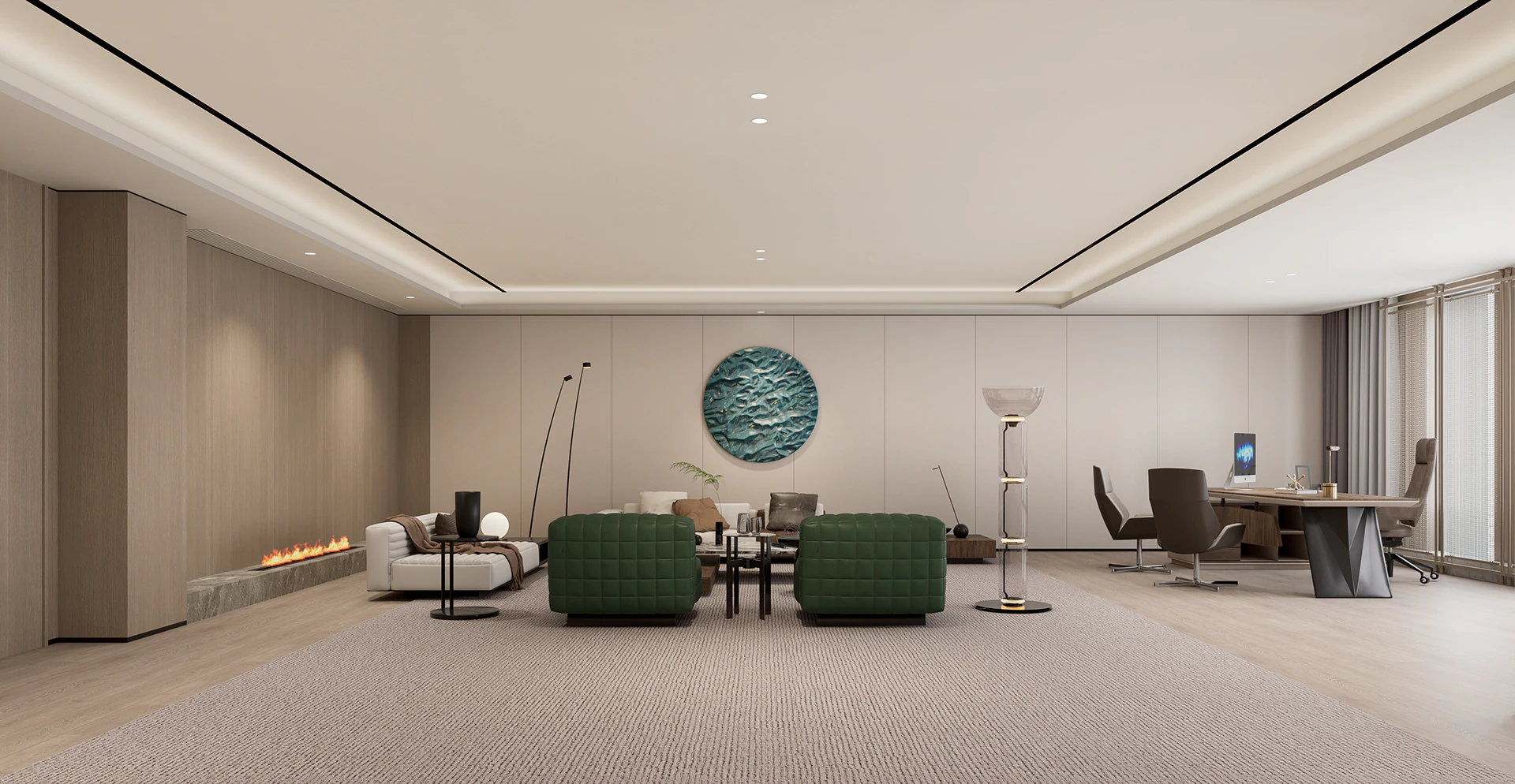 HOMESEE Pass Office Workspace Interior Design office interior case image 04