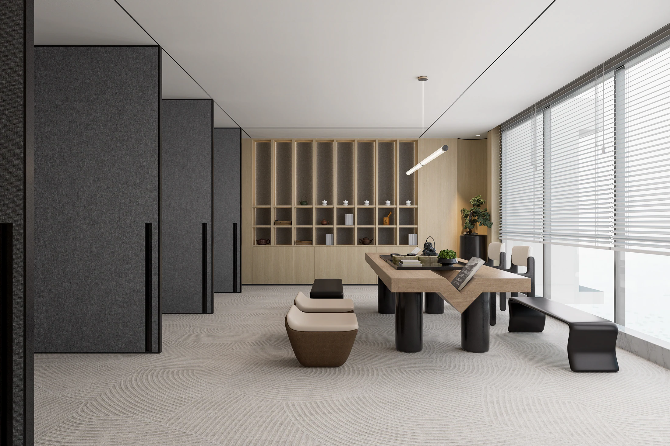 HOMESEE Pass Office Workspace Interior Design office interior case image 09
