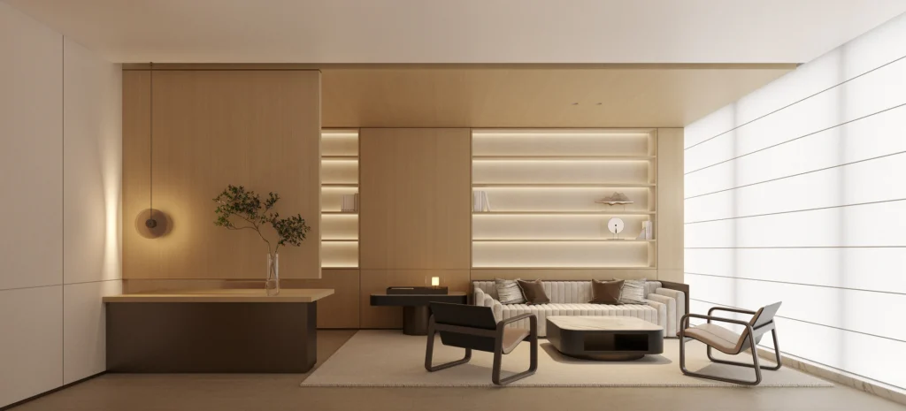 HOMESEE Pure Office Workspace Interior Design office interior case image 04