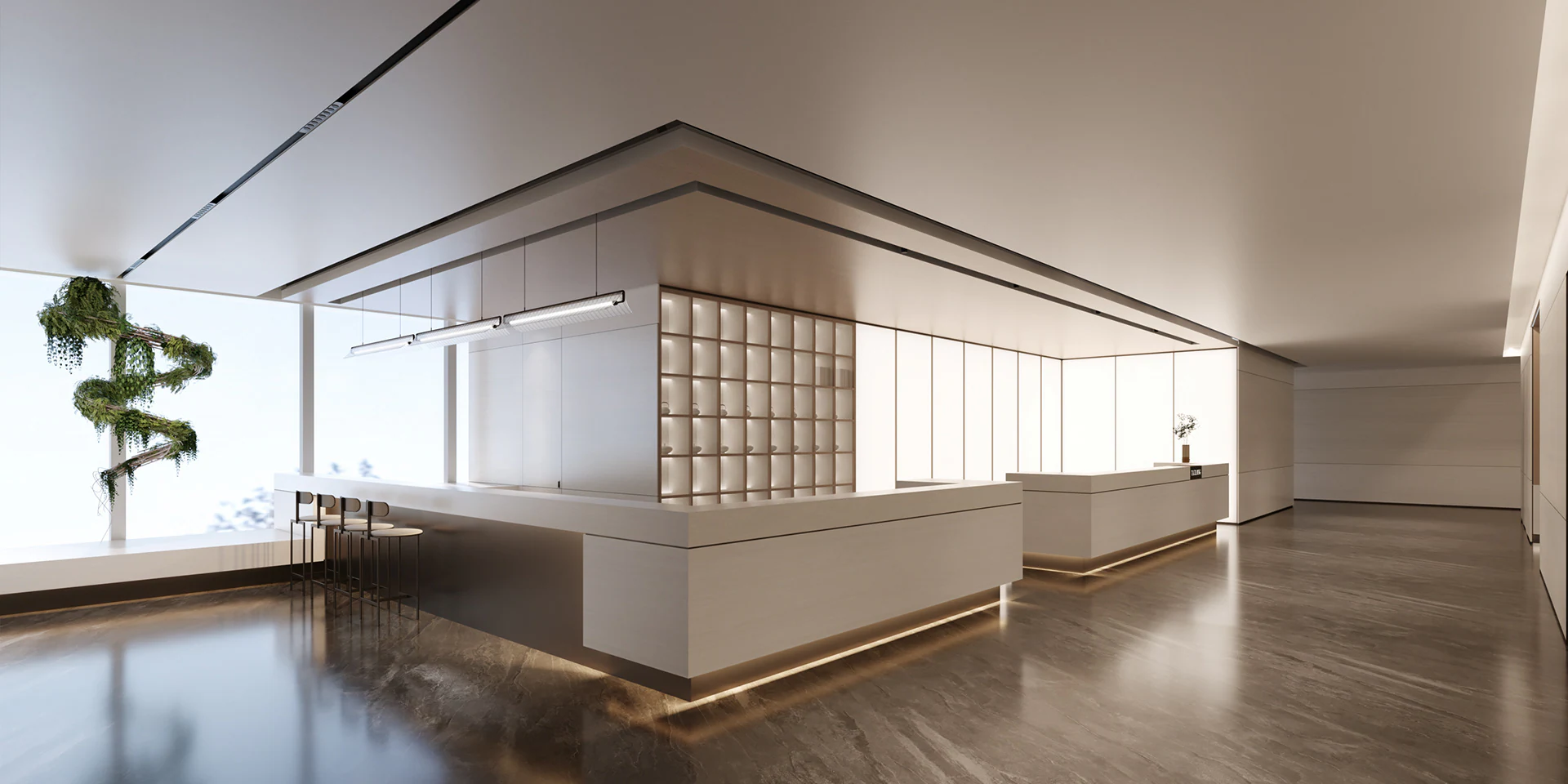 HOMESEE Pure Office Workspace Interior Design office interior case image 06