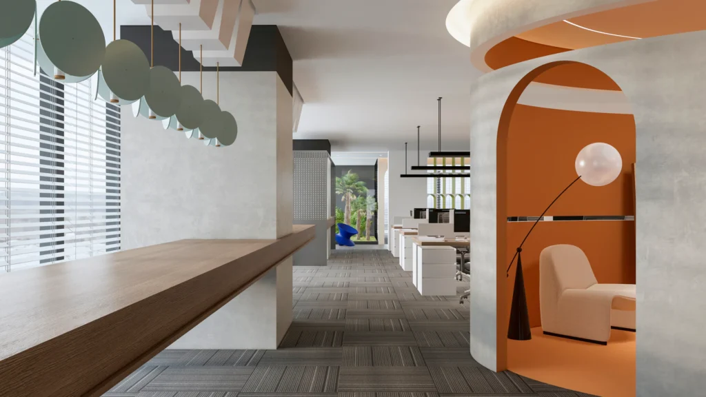 HOMESEE Nuoshi Technology Office Interior Design office interior case image 06