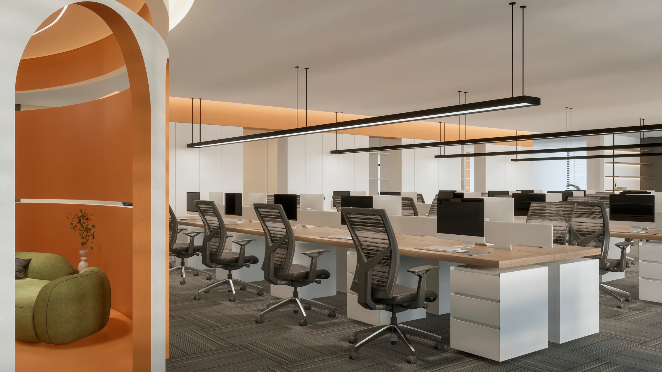 HOMESEE Nuoshi Technology Office Interior Design office interior case image 08