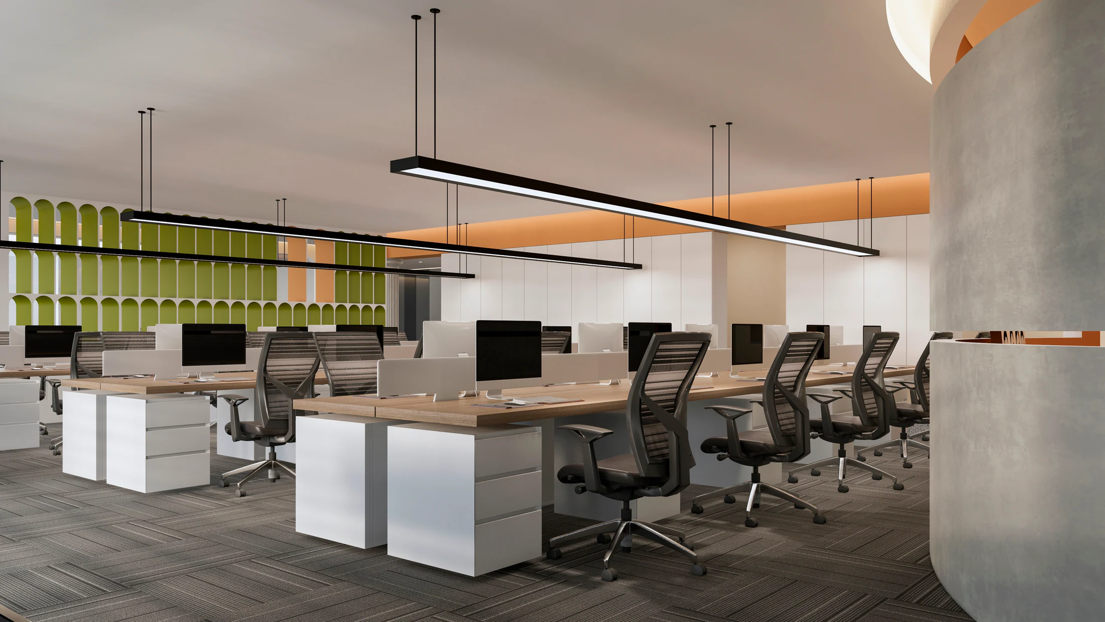 HOMESEE Nuoshi Technology Office Interior Design office interior case image 10
