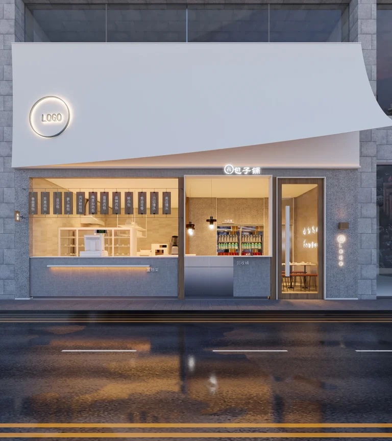 HOMESEE Breakfast Bun Shop Interior Design