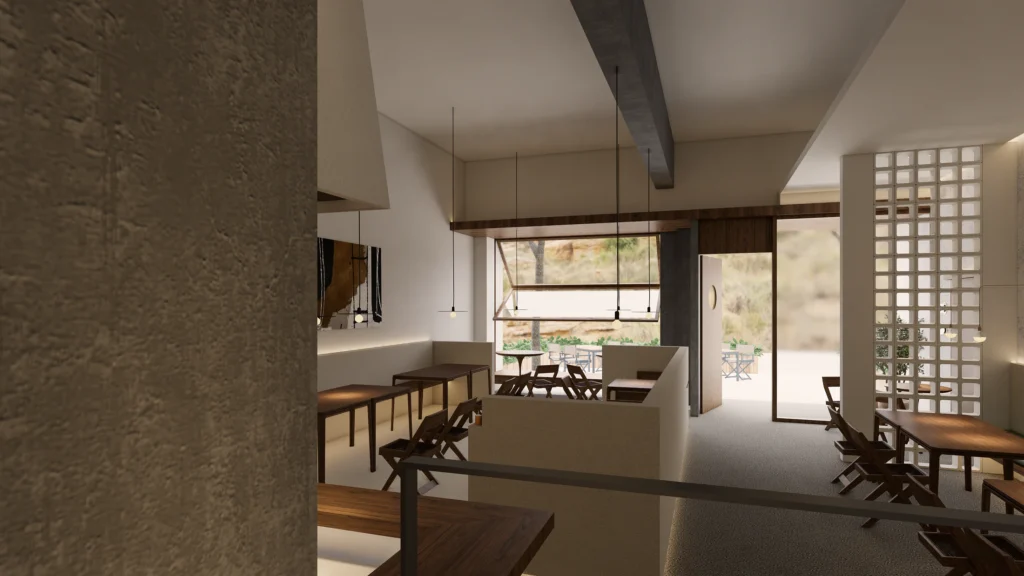 HOMESEE 180 sqm Dining Bar Interior Design restaurant interior case image 03