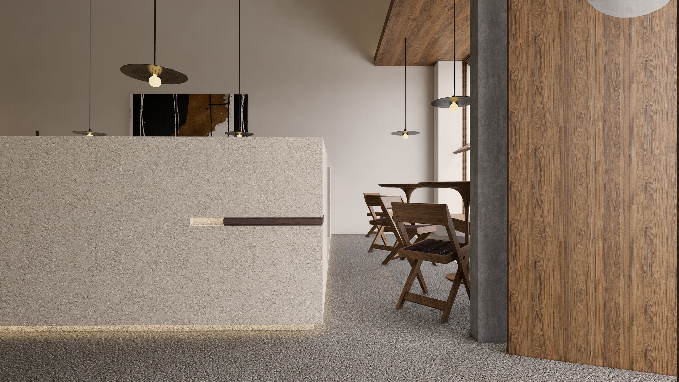HOMESEE 180 sqm Dining Bar Interior Design restaurant interior case image 05