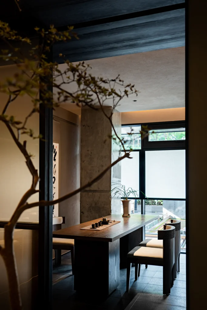 HOMESEE Shanghai Mountain Language Tea House Interior Design restaurant interior case image 04