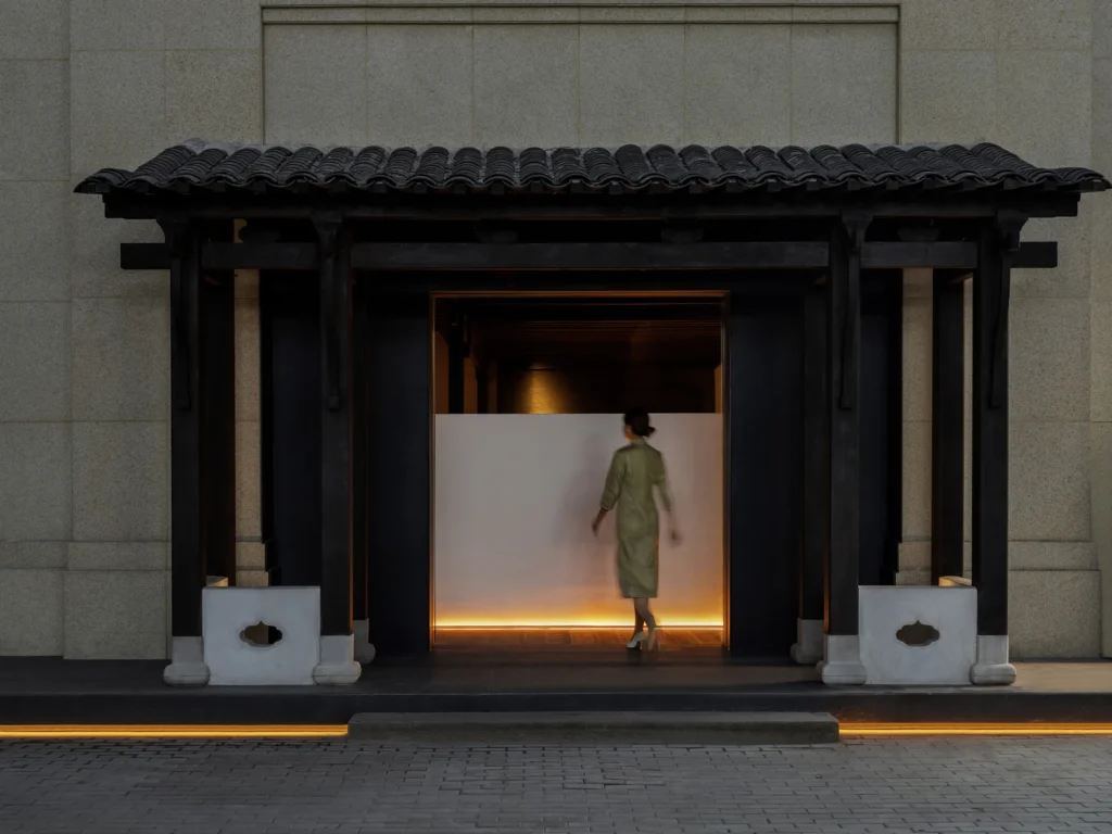 HOMESEE Qingyue Pavilion Teahouse Interior Design restaurant interior case image 02