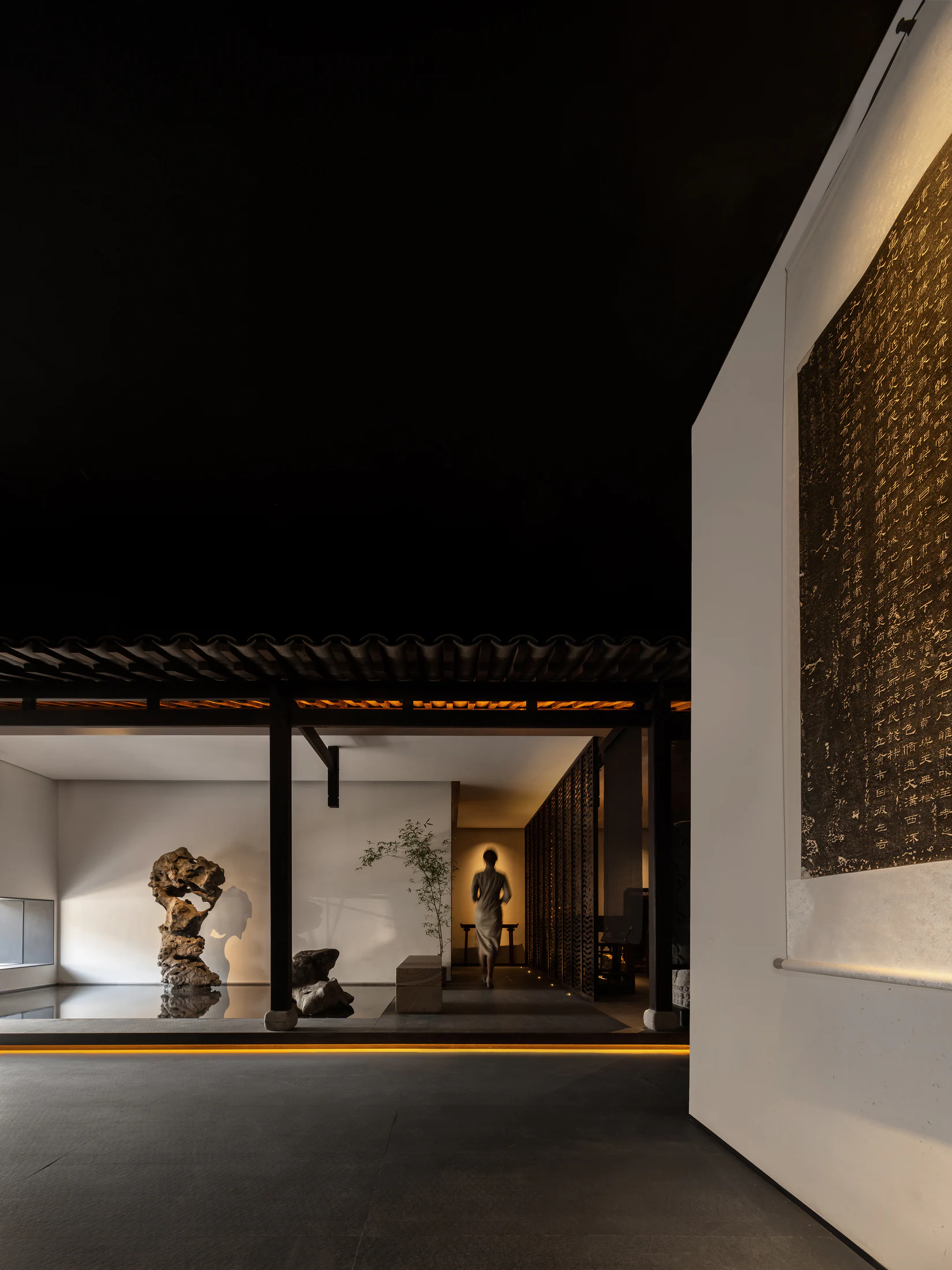 HOMESEE Qingyue Pavilion Teahouse Interior Design restaurant interior case image 05