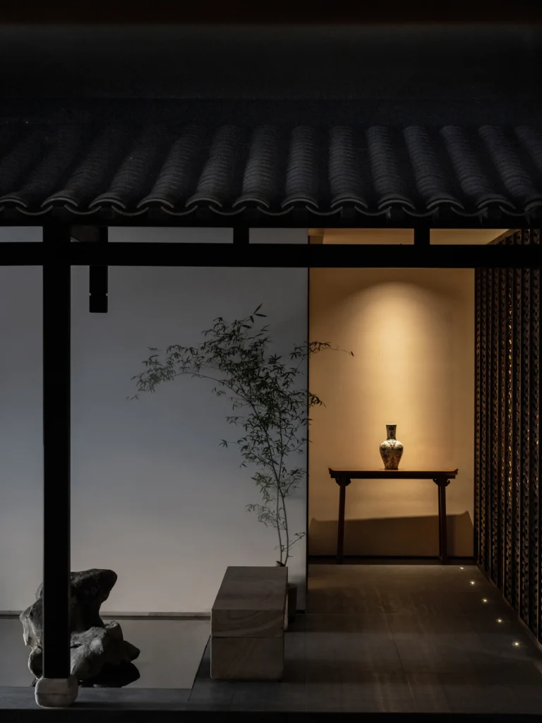 HOMESEE Qingyue Pavilion Teahouse Interior Design restaurant interior case image 08