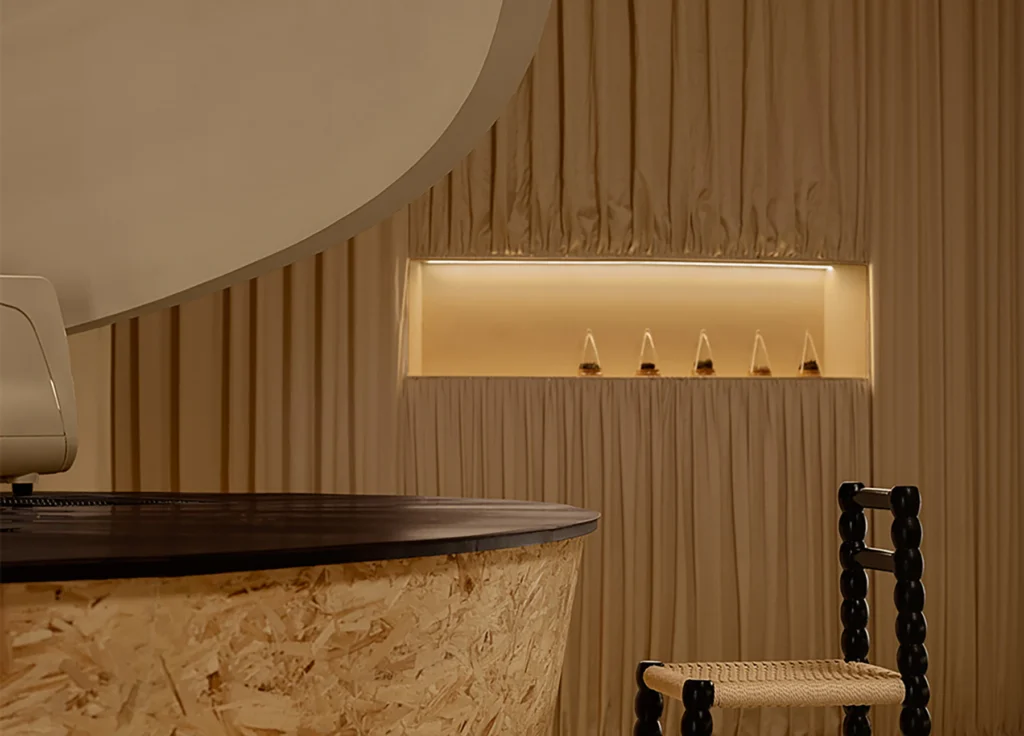 HOMESEE Yexiaoxiao Tea Space Interior Design restaurant interior case image 07