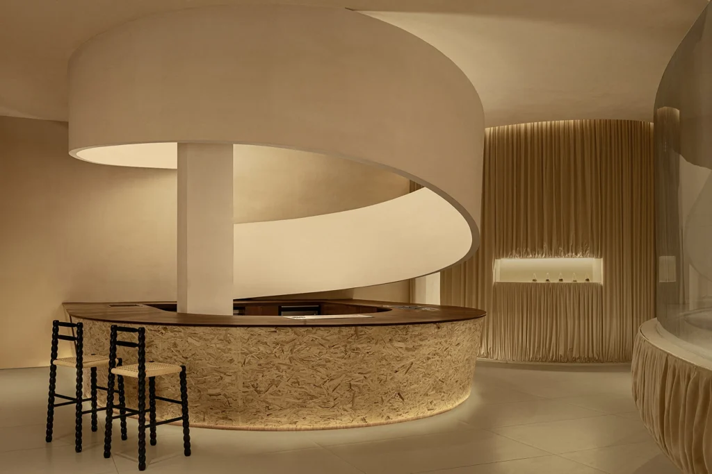 HOMESEE Yexiaoxiao Tea Space Interior Design restaurant interior case image 08