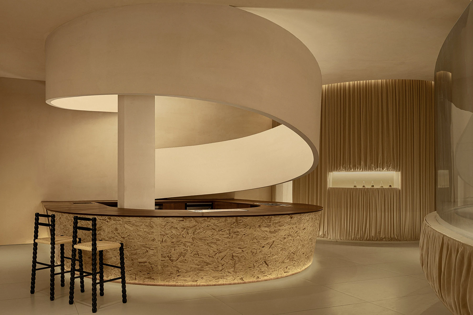 HOMESEE Yexiaoxiao Tea Space Interior Design restaurant interior case image 08