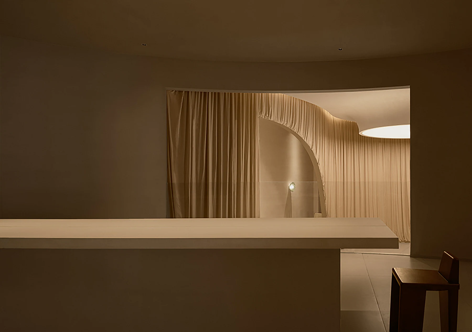 HOMESEE Yexiaoxiao Tea Space Interior Design restaurant interior case image 09