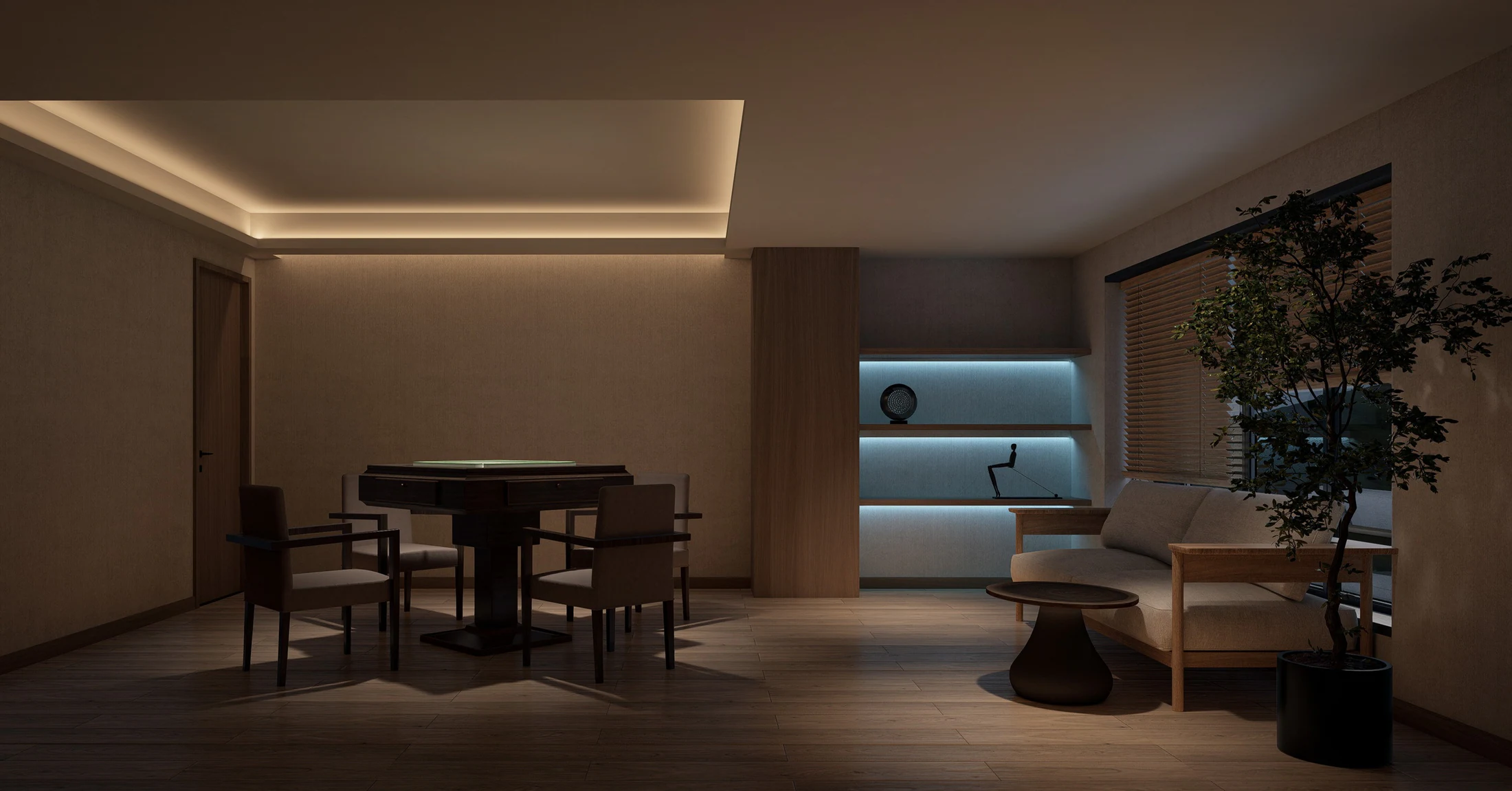HOMESEE Morning Flower Private Tea Room Interior Design restaurant interior case image 09