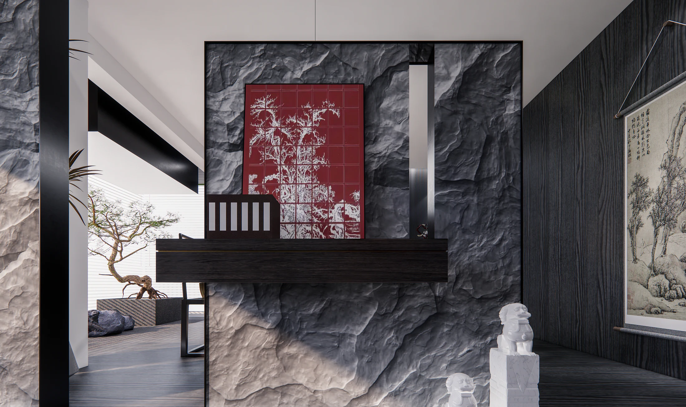 HOMESEE Private Tea Room Renovation Interior Design restaurant interior case image 02