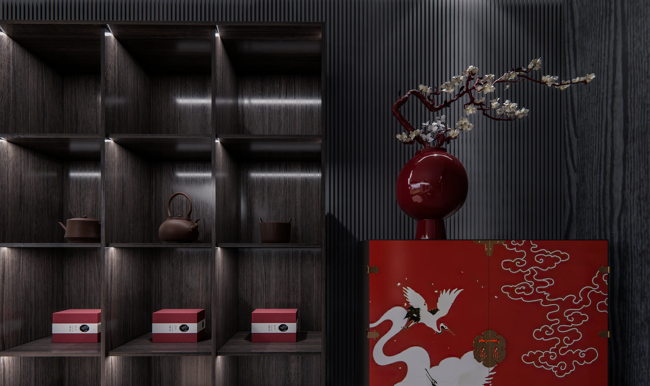 HOMESEE Private Tea Room Renovation Interior Design restaurant interior case image 09