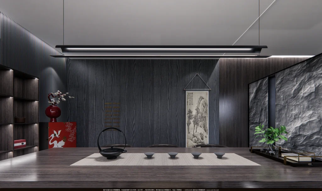 HOMESEE Private Tea Room Renovation Interior Design restaurant interior case image 10