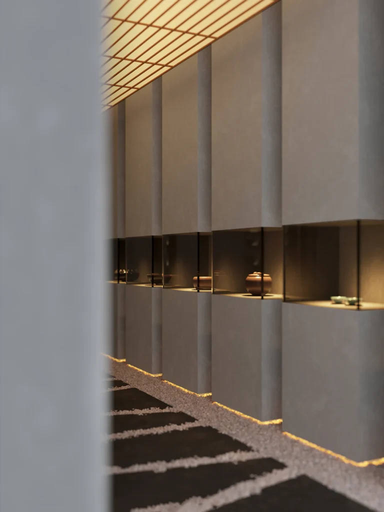HOMESEE Fujian Youjian Tea Room Interior Design restaurant interior case image 04