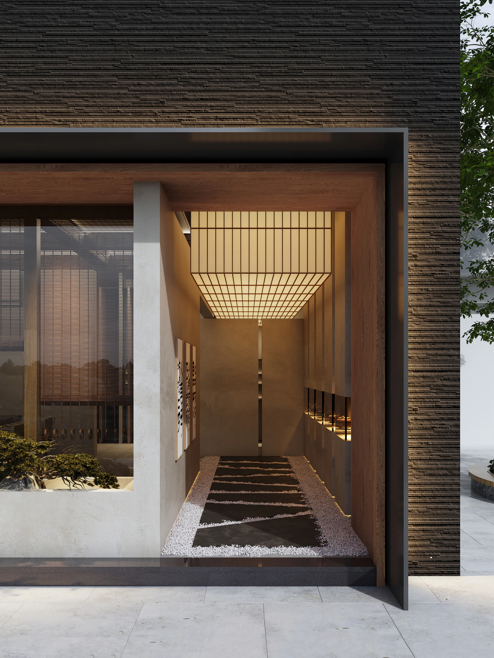 HOMESEE Fujian Youjian Tea Room Interior Design restaurant interior case image 05
