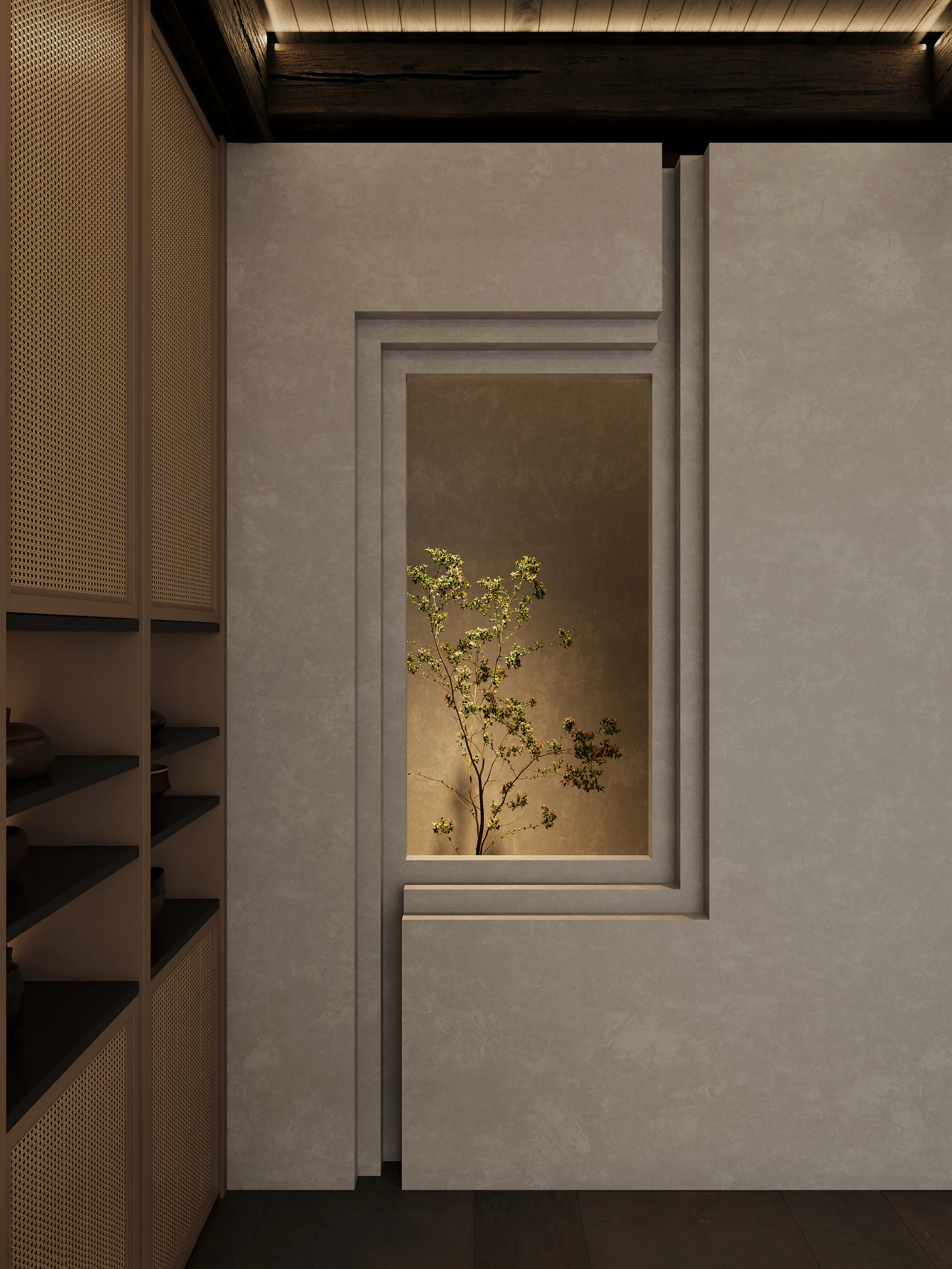 HOMESEE Fujian Youjian Tea Room Interior Design restaurant interior case image 06