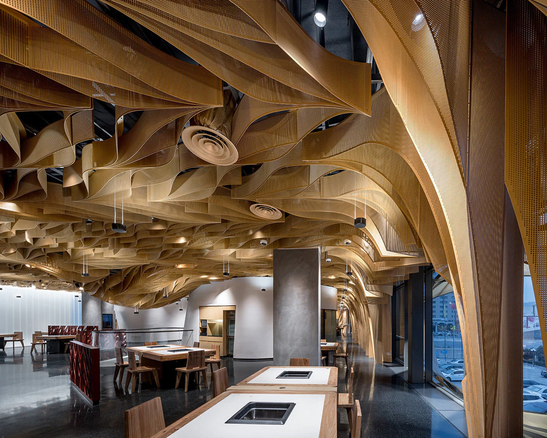 HOMESEE Banu Beef Tripe Hot Pot Restaurant Interior Design restaurant interior case image 06