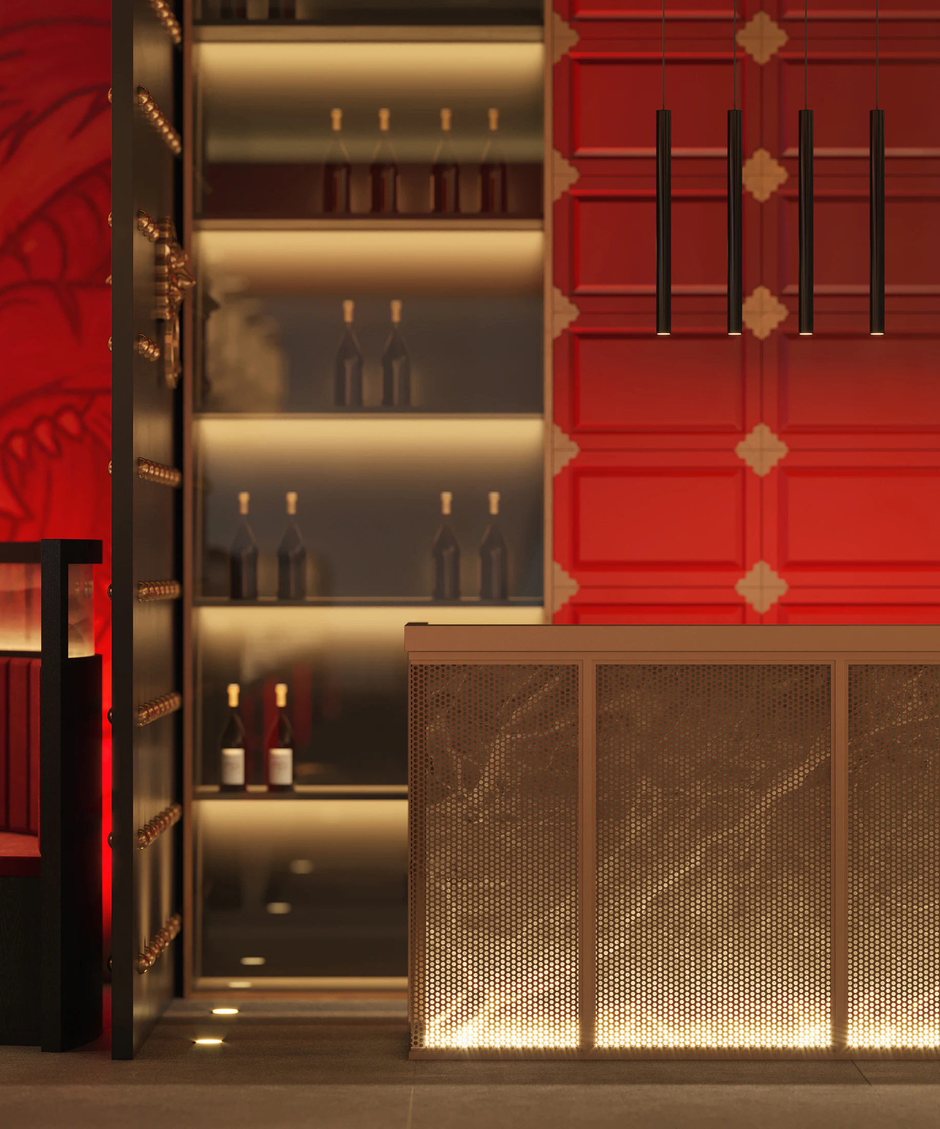 HOMESEE Chinese Trend Hot Pot Restaurant Interior Design restaurant interior case image 05