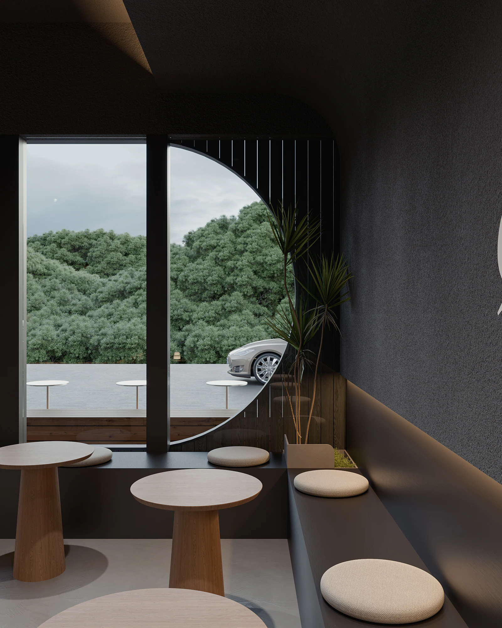 HOMESEE Cafe And Camping Space Interior Design restaurant interior case image 06