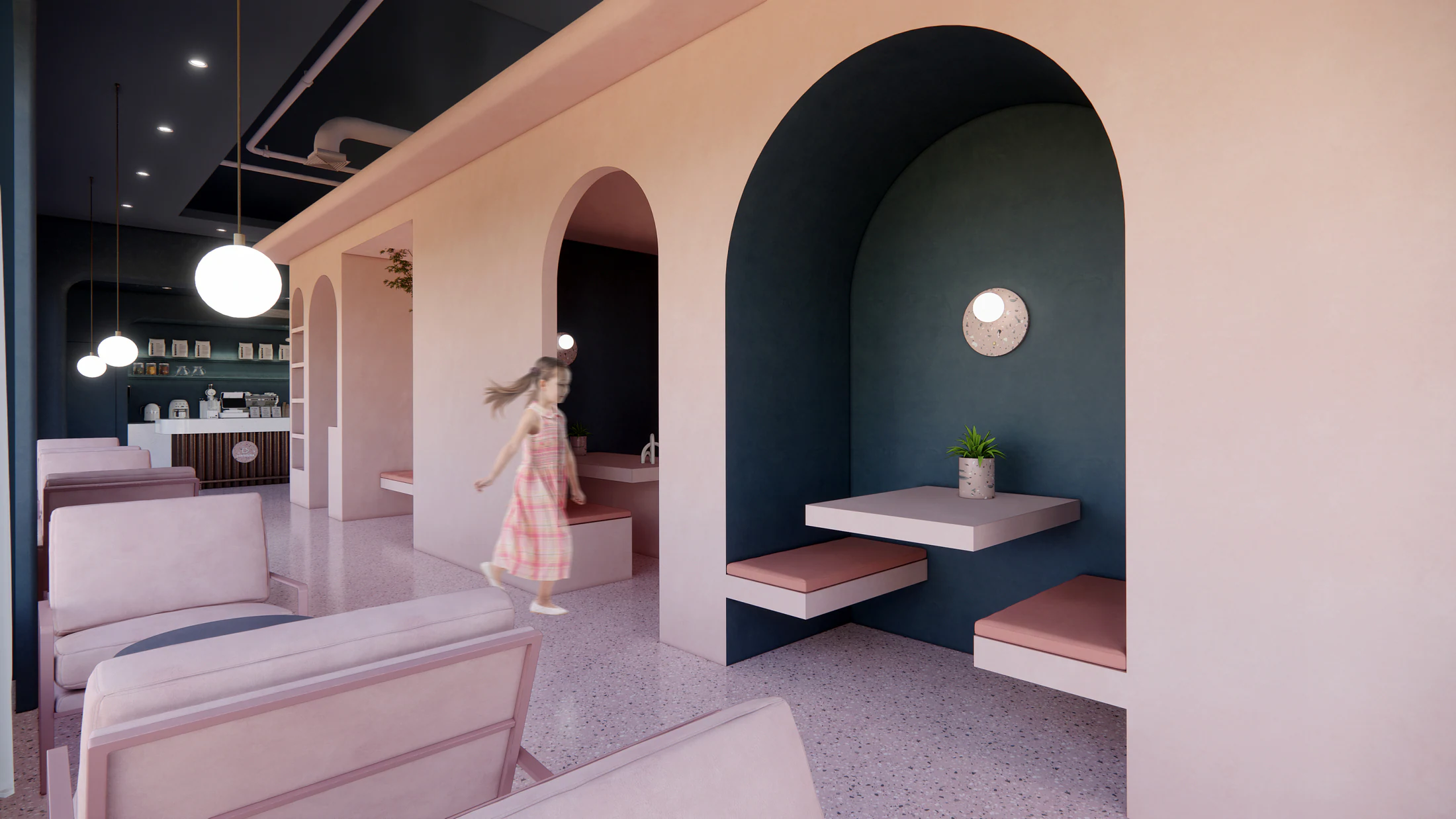 HOMESEE Coffee Bar Space Interior Design restaurant interior case image 07