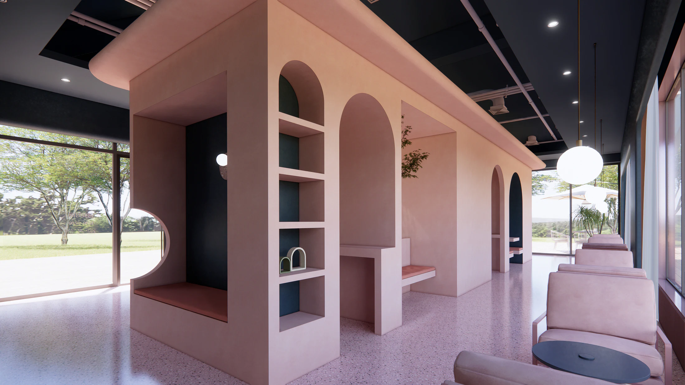 HOMESEE Coffee Bar Space Interior Design restaurant interior case image 09