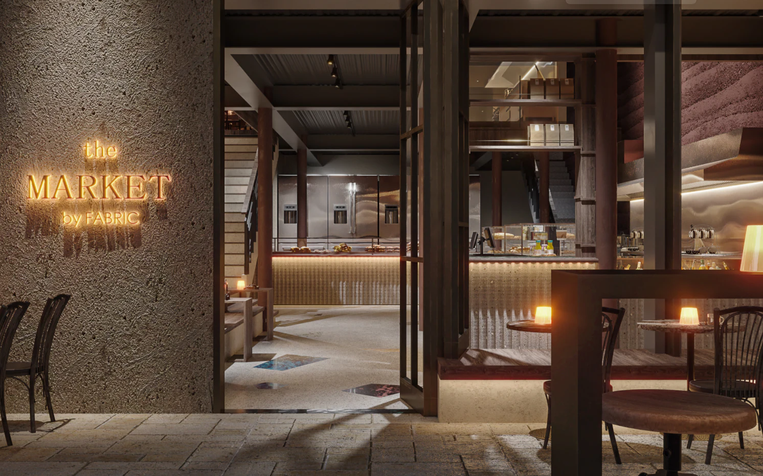 HOMESEE Dark Tone Cafe And Dessert Shop Interior Design restaurant interior case image 02