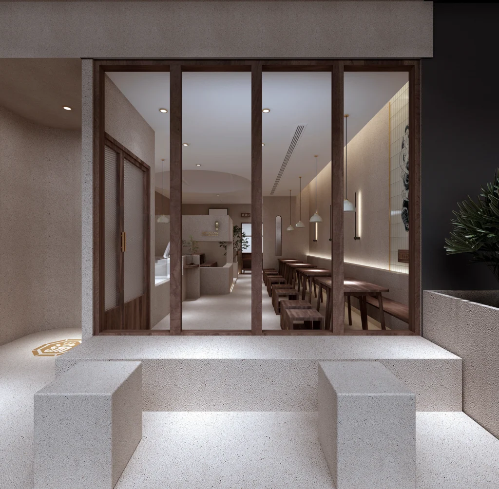 HOMESEE Chicken Blood Soup Fast Casual Restaurant Interior Design restaurant interior case image 04