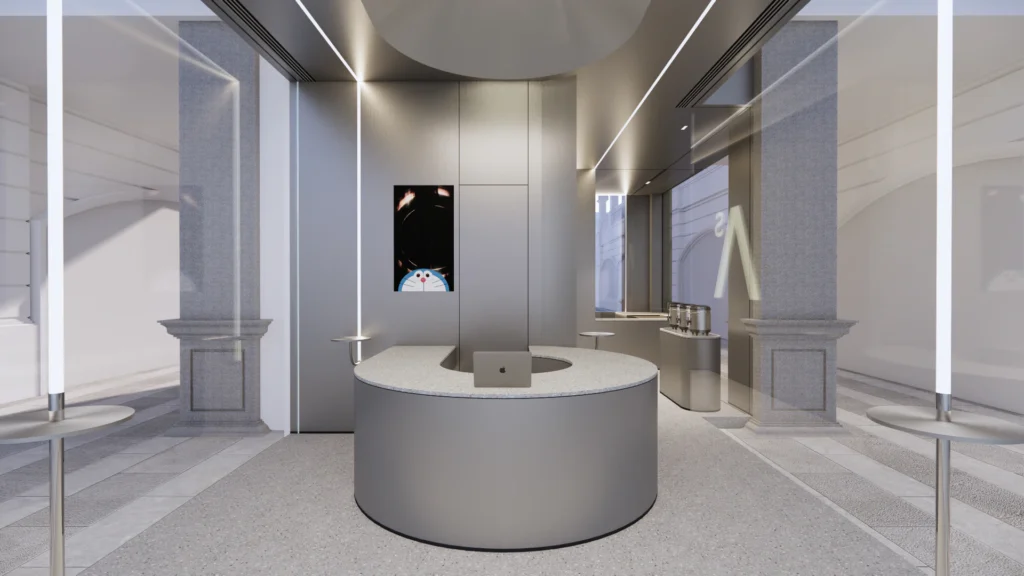 HOMESEE Wuhan Optics Valley Dorayaki Grill Shop Interior Design restaurant interior case image 04