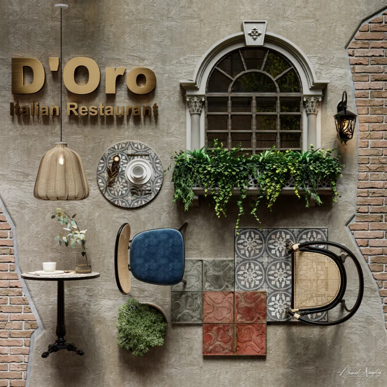 HOMESEE D’Oro Western Restaurant Interior Design