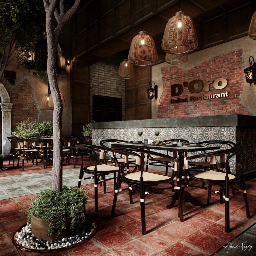 HOMESEE D'Oro Western Restaurant Interior Design restaurant interior case image 03