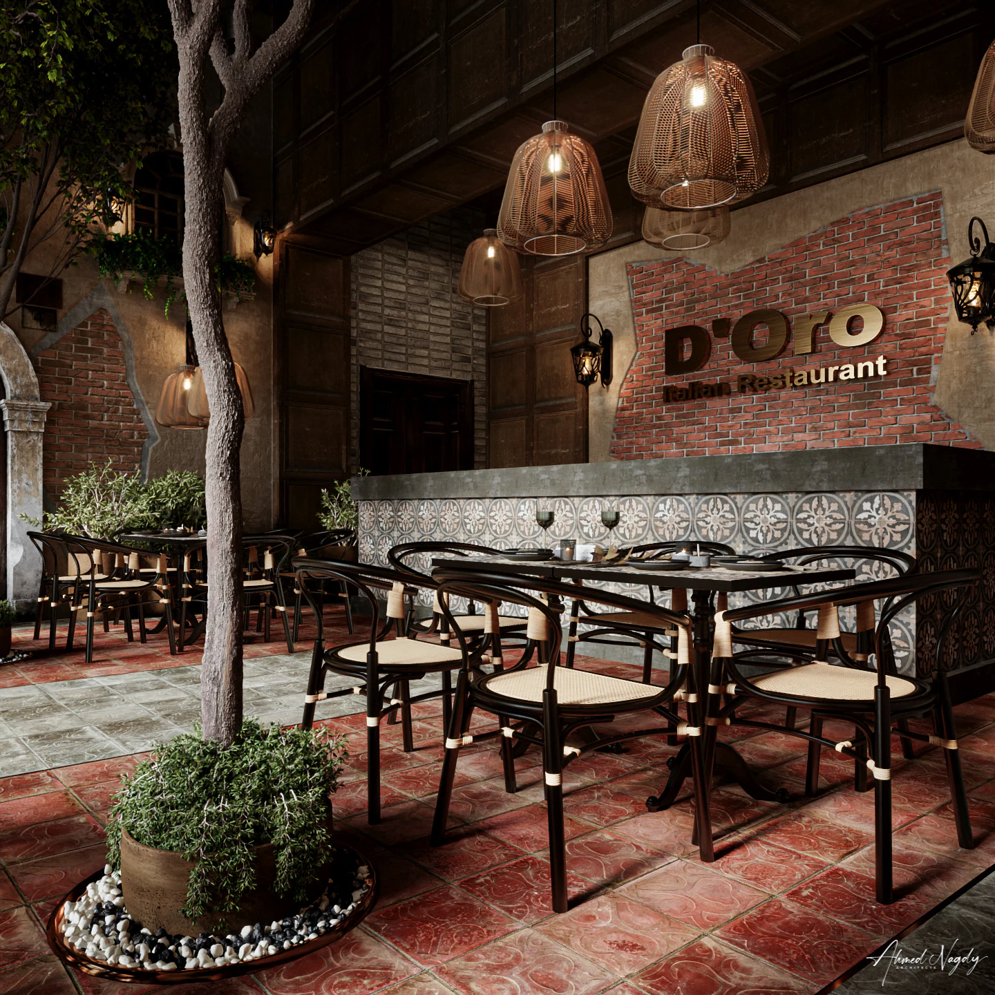 HOMESEE D'Oro Western Restaurant Interior Design restaurant interior case image 03