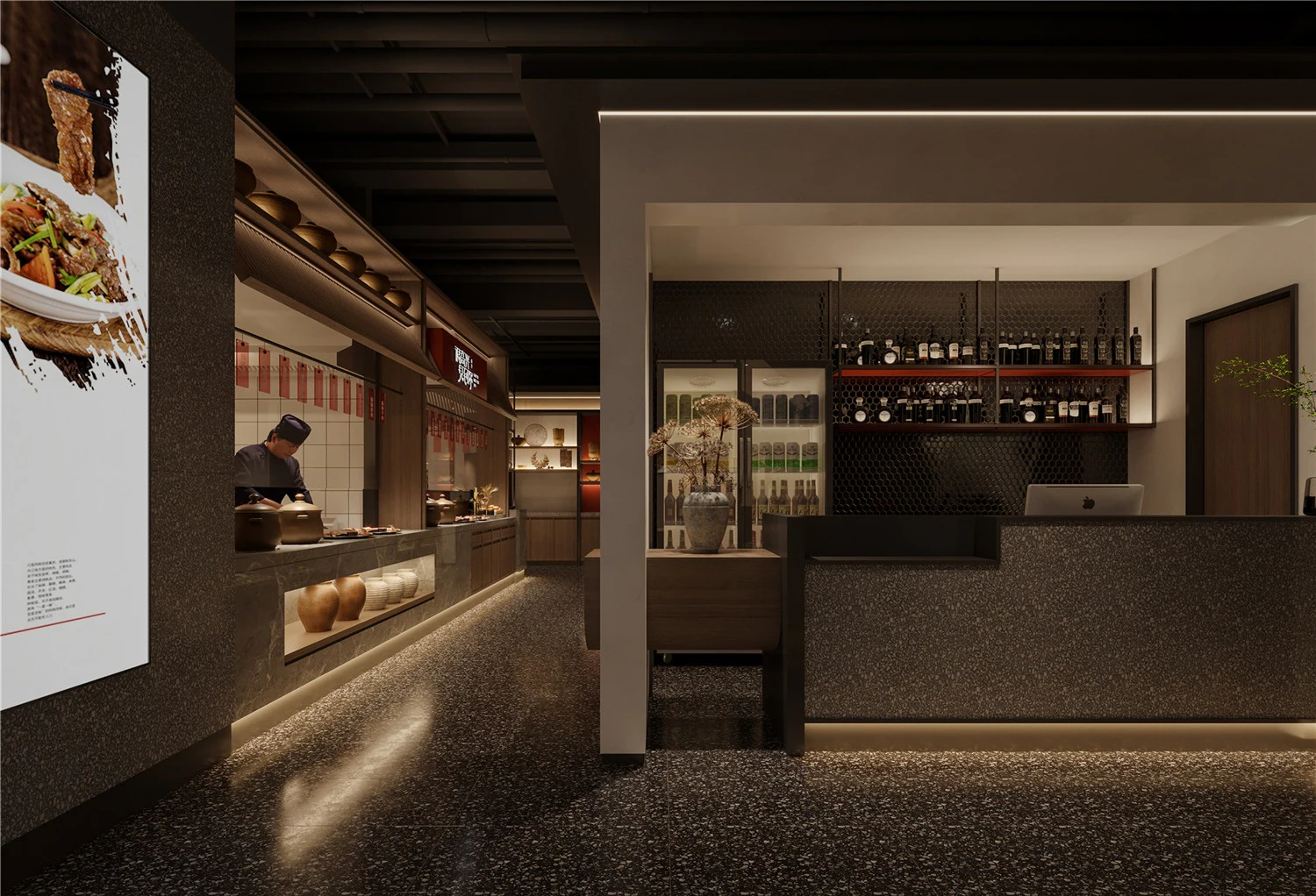 HOMESEE Hangzhou Nice To Meet You Chinese Restaurant Interior Design restaurant interior case image 04