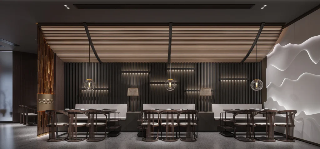 HOMESEE Spatial Shaping Chinese Restaurant Interior Design restaurant interior case image 05