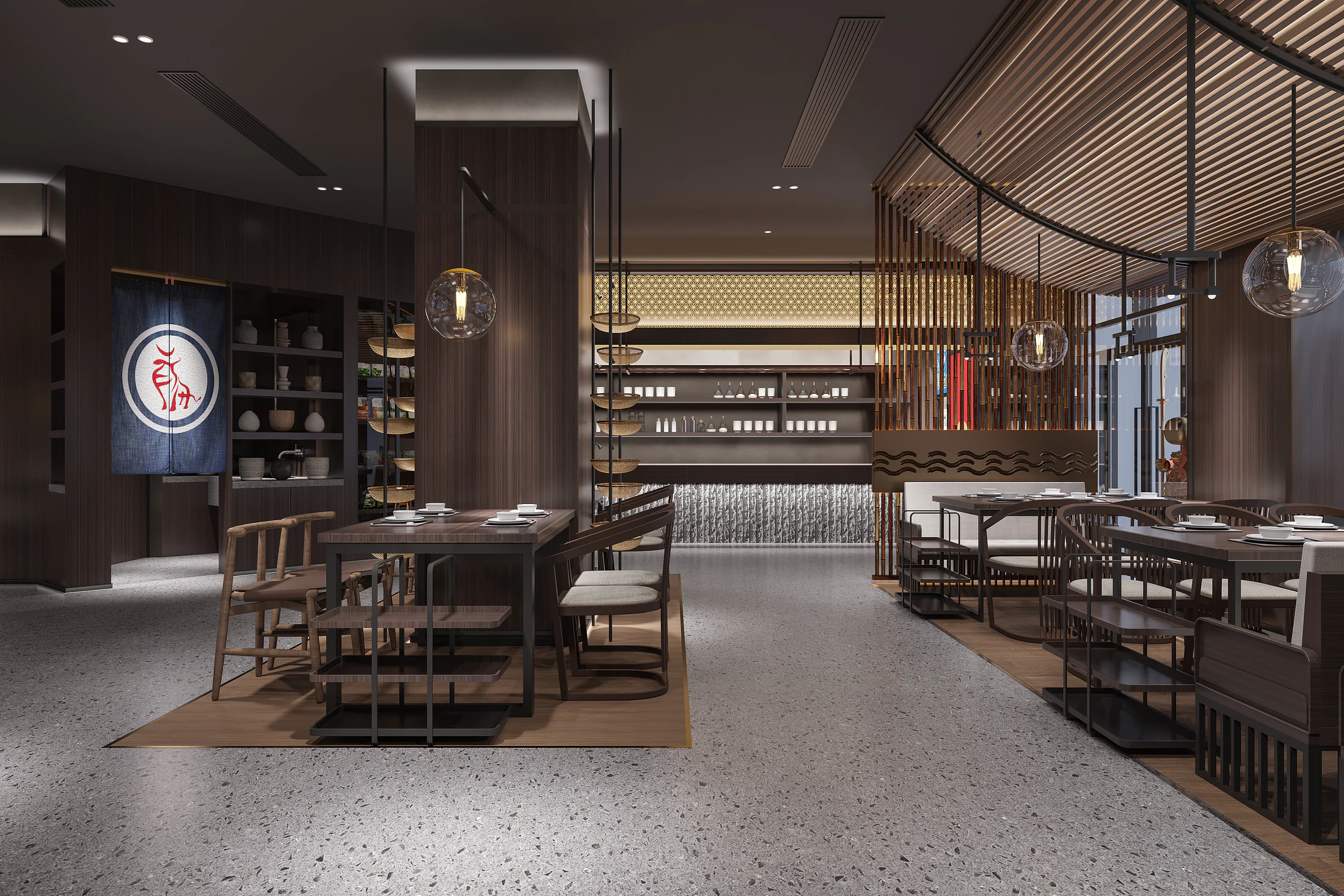 HOMESEE Spatial Shaping Chinese Restaurant Interior Design restaurant interior case image 06