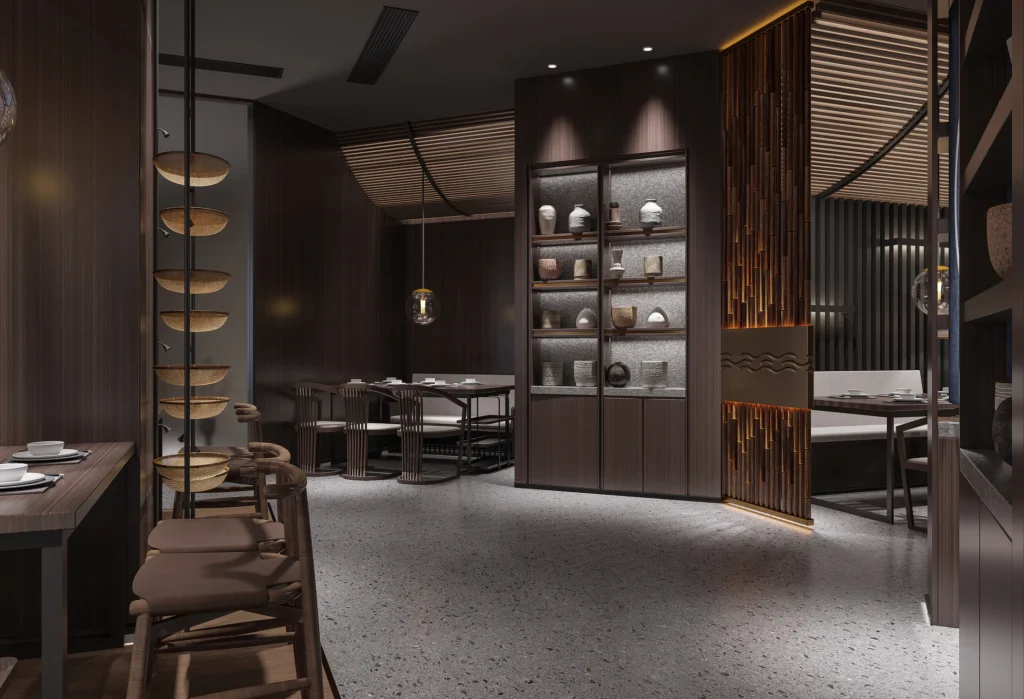 HOMESEE Spatial Shaping Chinese Restaurant Interior Design restaurant interior case image 09