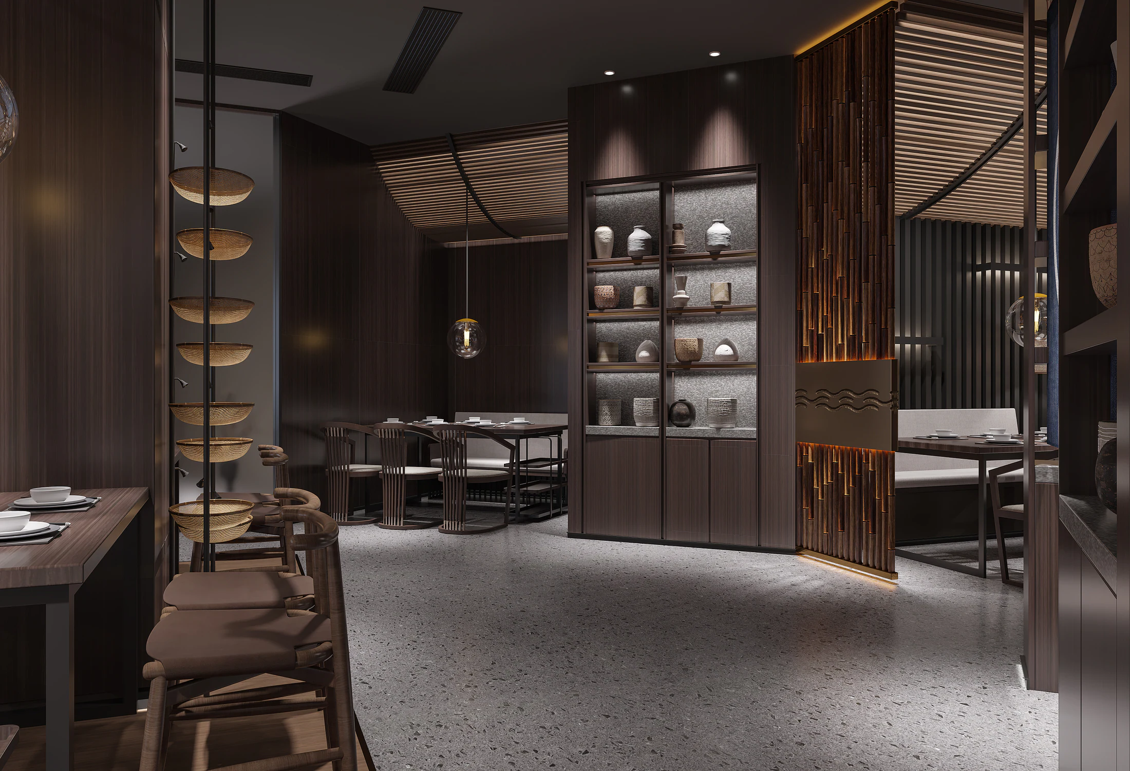 HOMESEE Spatial Shaping Chinese Restaurant Interior Design restaurant interior case image 09