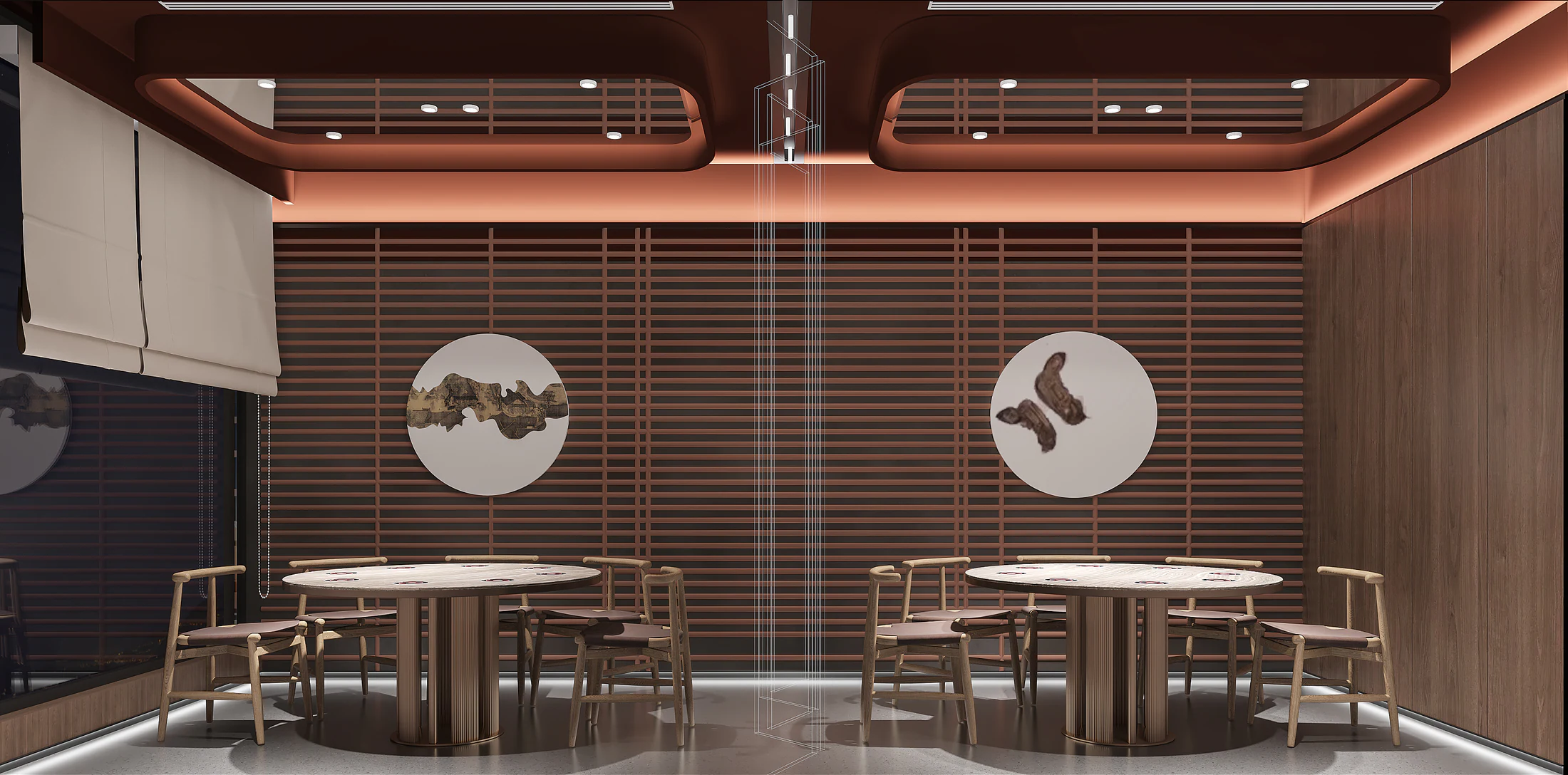 HOMESEE Spatial Shaping Chinese Restaurant Interior Design restaurant interior case image 10