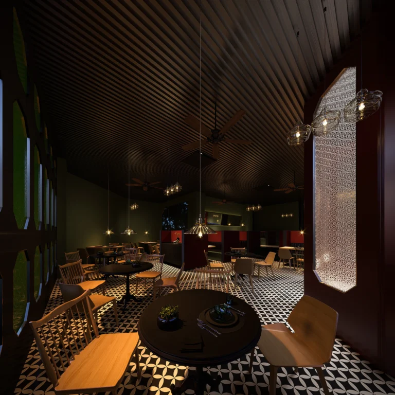 HOMESEE Poetic Chinese Restaurant Interior Design