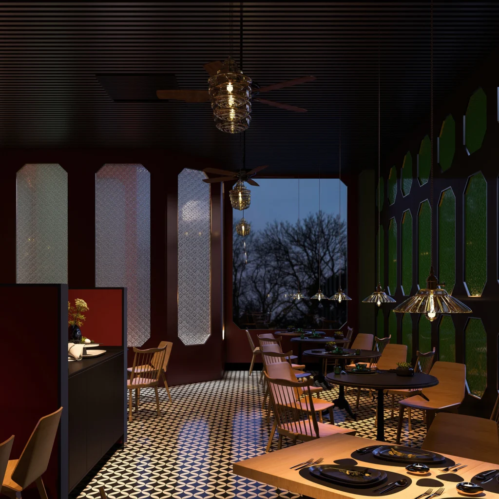 HOMESEE Poetic Chinese Restaurant Interior Design restaurant interior case image 06
