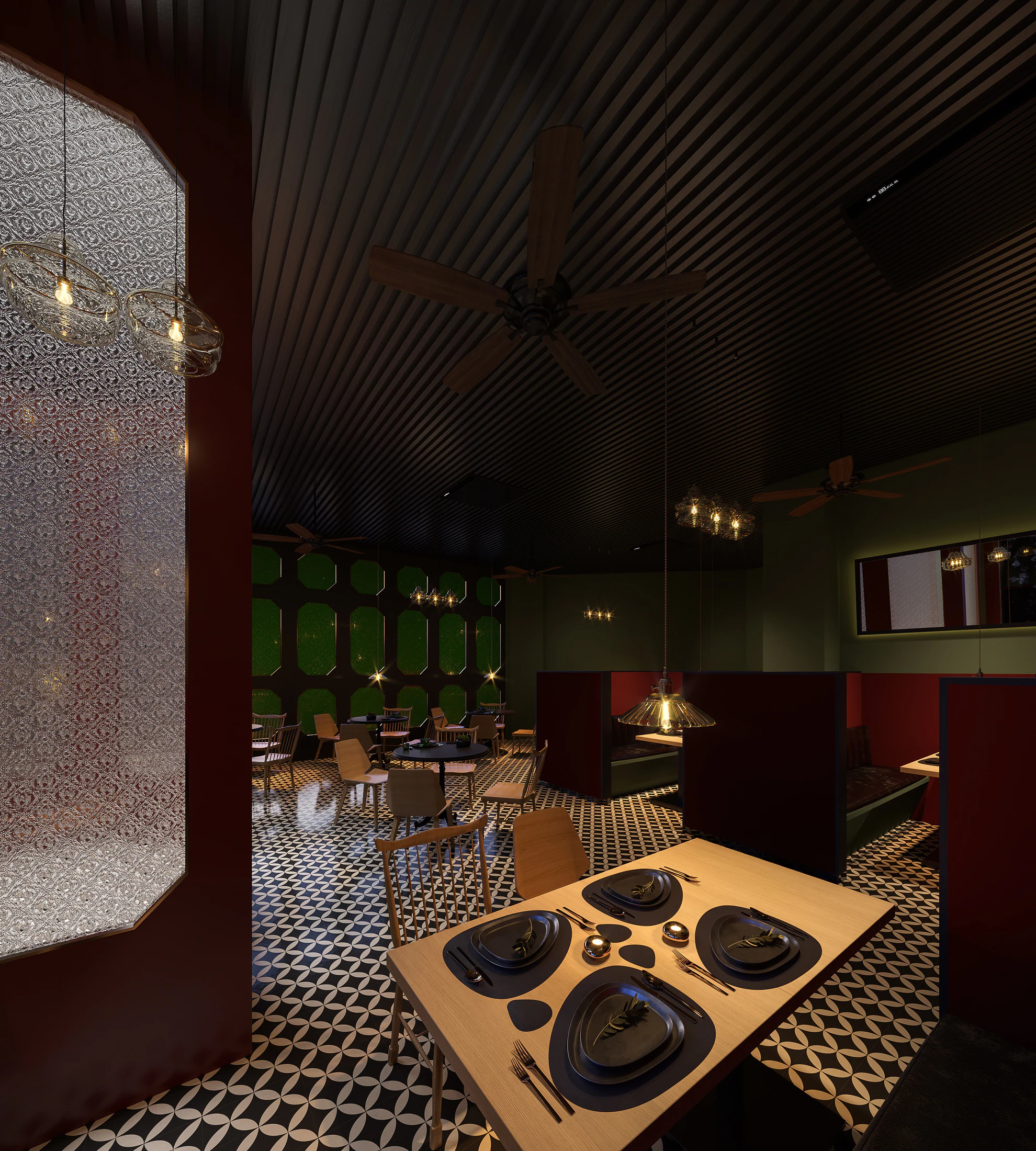HOMESEE Poetic Chinese Restaurant Interior Design restaurant interior case image 07