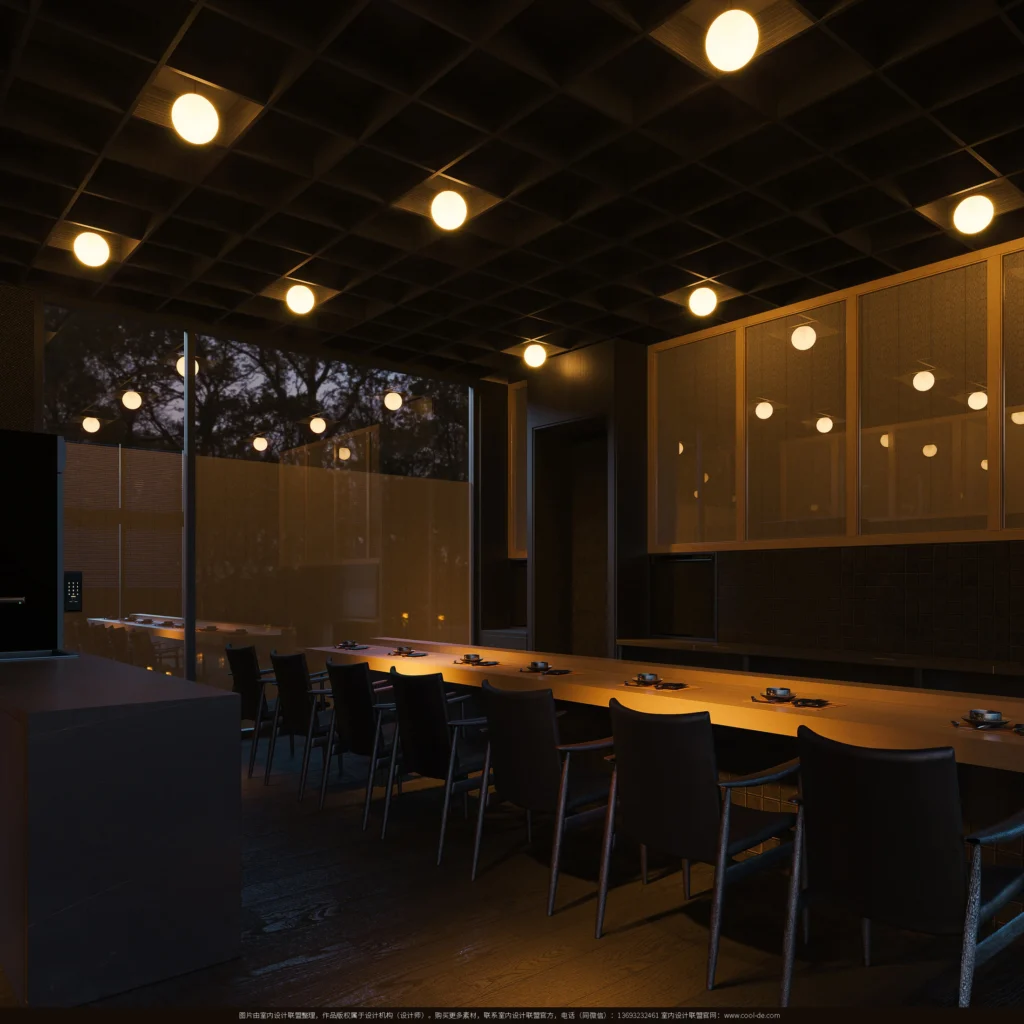 HOMESEE Poetic Chinese Restaurant Interior Design restaurant interior case image 09