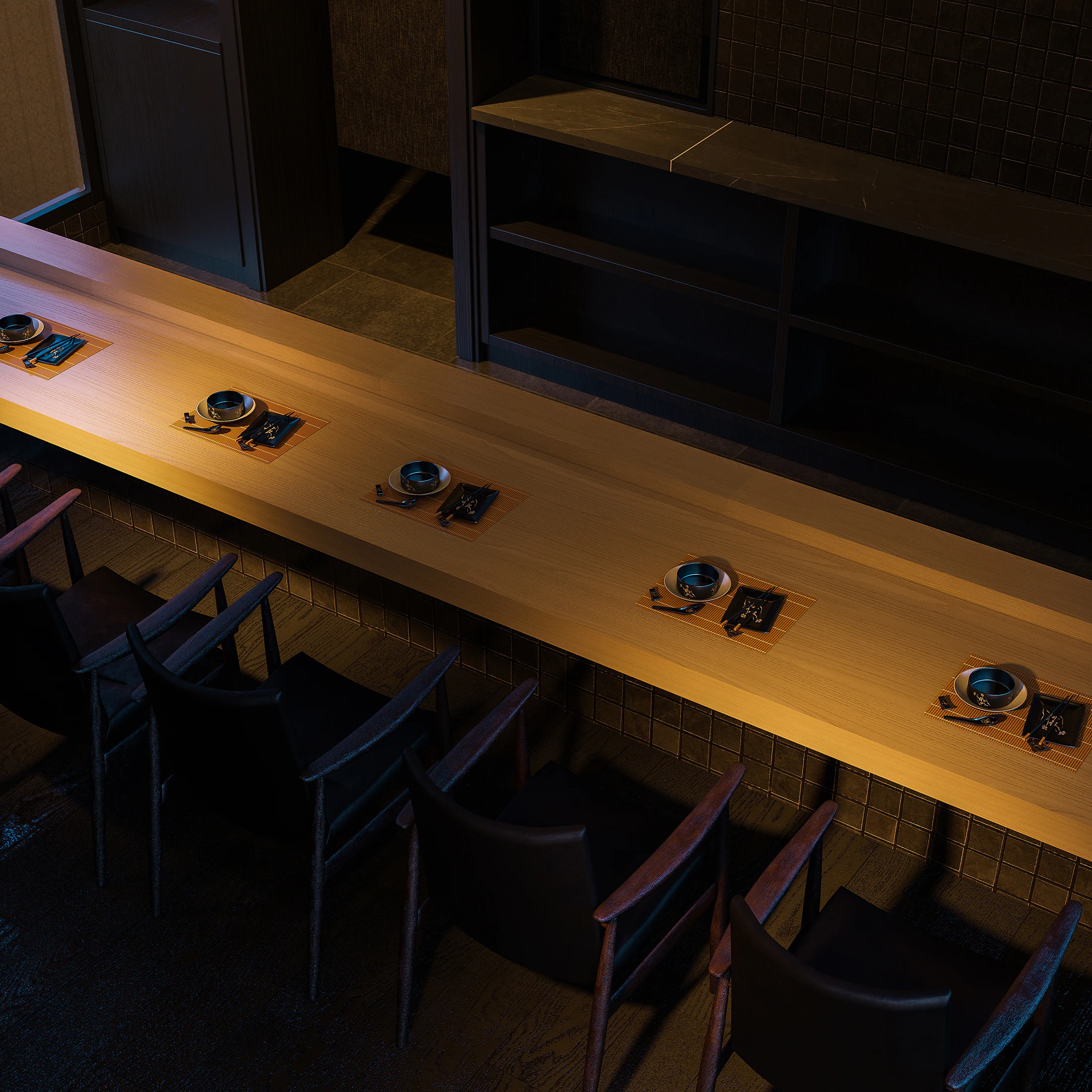 HOMESEE Poetic Chinese Restaurant Interior Design restaurant interior case image 10
